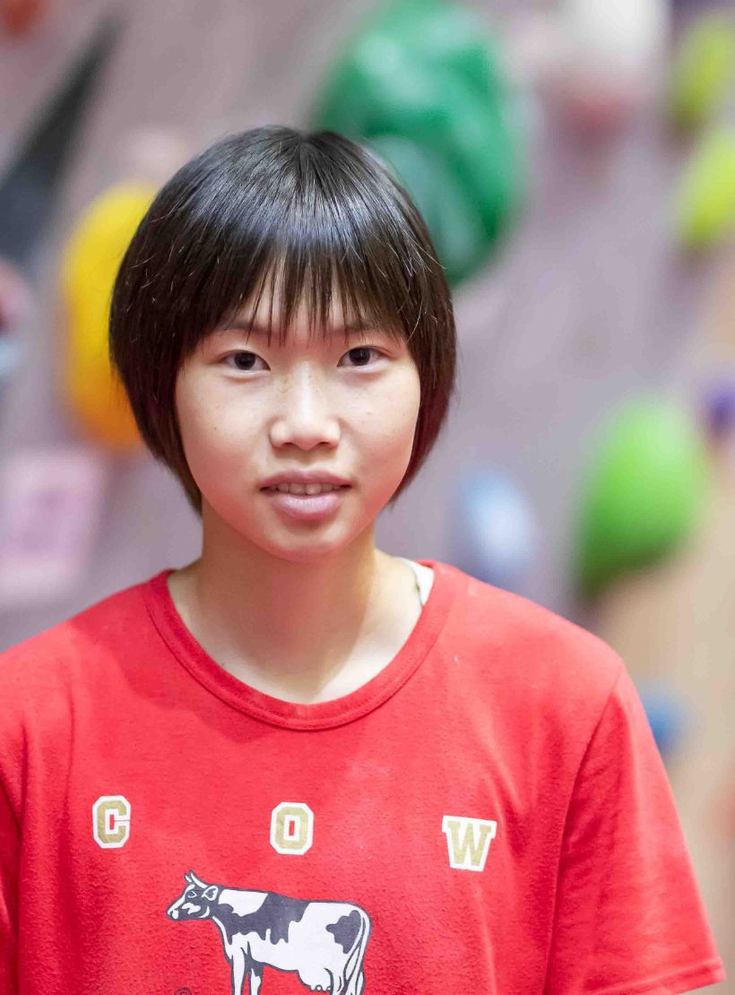 森秋彩 - クライミング